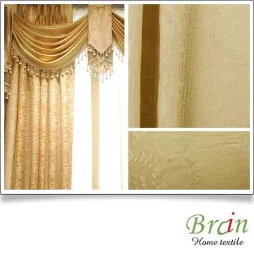 Super soft light proof curtain linen fabric