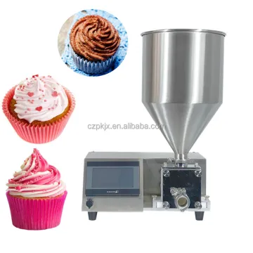 Chocolate Jam Cream Donut Cake Injection Filler Machine