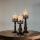 Distressed Black Candle Holders for Pillar Candles