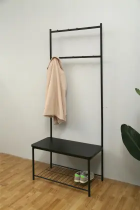 storage coat rack metal rack
