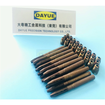 Drawing processing knurling hardware parts machining