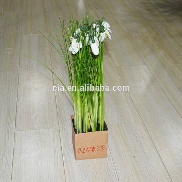 Onion Grass Wisteria Flower Artificial Fabric Flower Parts