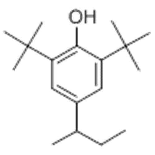 Nombre: Fenol, 2,6-bis (1,1-dimetiletil) -4- (1-metilpropilo) - CAS 17540-75-9