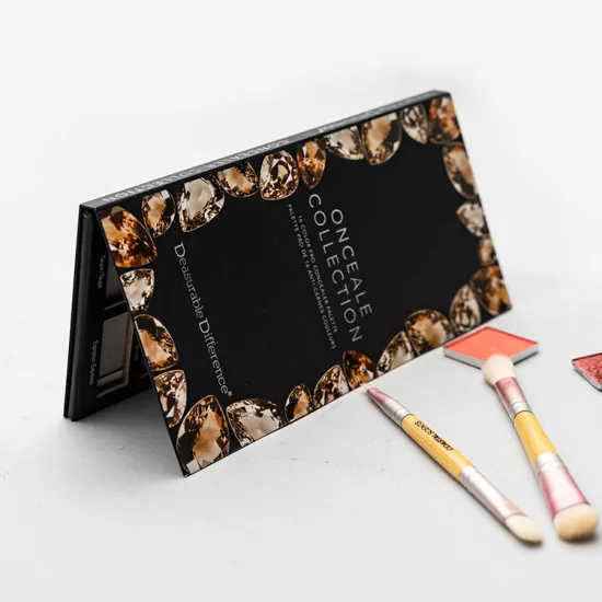 Wholesale Empty Eyeshadow Palette Paper Box with Mirror