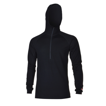 100% Merino Wolle Langarm T-Shirt Pullover Hoodie für Outdoor-Aktivitäten
