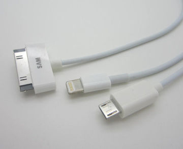 4 In 1 Sync Charging Multifunction Cable For Ipad / Ipod / S4