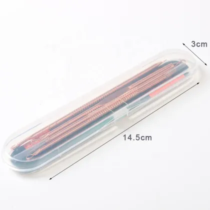4PCS Stainless Steel Tool Rose Gold Blackhead Remover Set - Blackhead Remover Kit
