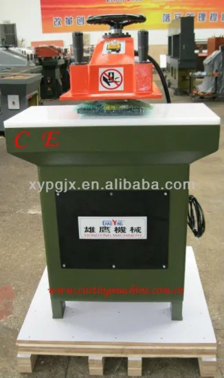 Hydraulic swing arm cut off machine