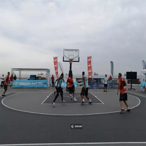 FIBA 3x3 Offizieller Bodenbasketballplatz