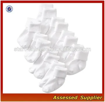 Wholesale Cheap White Cotton Baby Warm Socks/Baby Socks Manufacturer in China