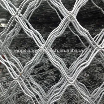 5x5cm Low carbon steel wire Galvanized finish guarding mesh