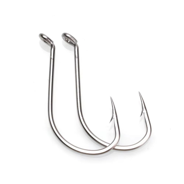 Stainless Steel Octopus Hooks for Sea Fishing - Sizes 1/0 to 10/0