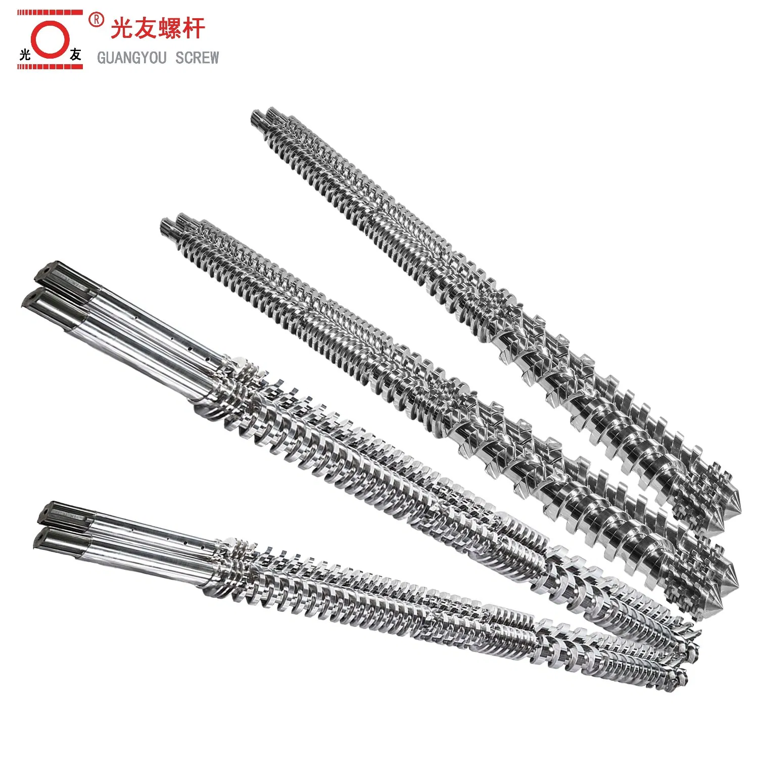 পিভিসি পাইপ এক্সট্রুশনের জন্য বাইমেটালিক টুইন স্ক্রু ব্যারেল