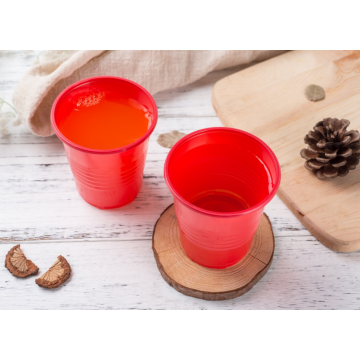 Red Plastic PP Cup