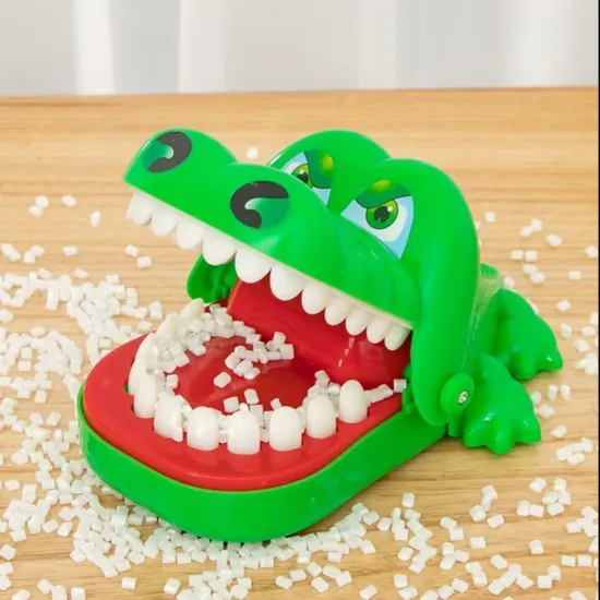 2024 Tricky Funny Plastic Crocodile Dentist Toy - Wholesale Kids' Plaything
