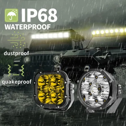 Ember Off-Road Flood Light Bar - Dual Color Driving Light