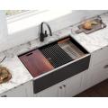 Black Apron Front Nano Kitchen Sink