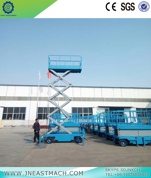 0.5t 6m Height Trailer Traction Mobile Scissor Lift