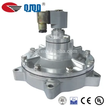 DN76 Double Diaphragm Aluminium Alloy In Line Pulse Solenoid Valve