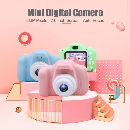 Children Kids X2 Mini Digital Camera 2.0 inch TFT Screen Video Camcorder For Babys Birthday Xmas Gifts 1080P Mini Video Camera