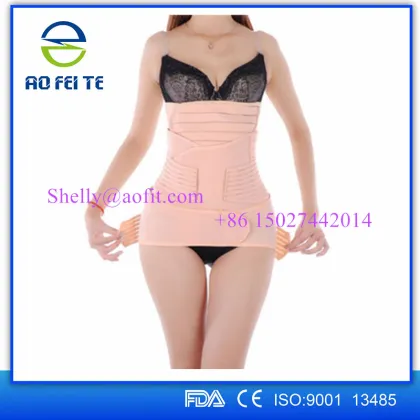 direct manufacture price 3 in 1 set postpartum slimming belt postpartum corset belt