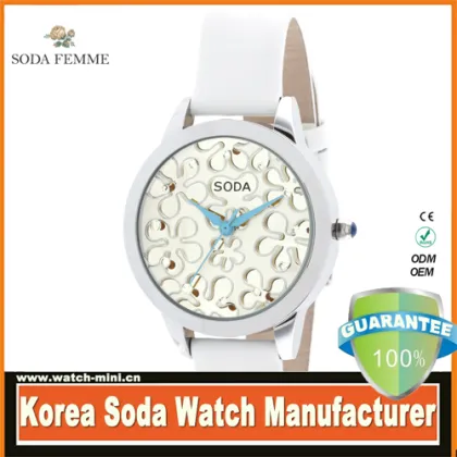 guangzhou watch factory SODA OEM quartz watch free tv box