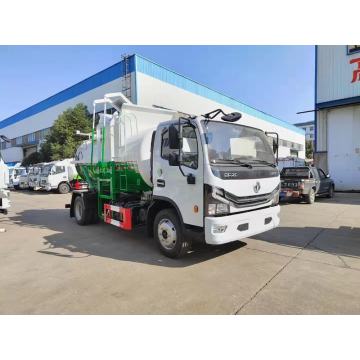 Dongfeng 6.5cbm rechargeable garbage bin lift truck