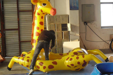 inflatable battery car,animal car