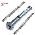 Mataas na kalidad na ISO Certified CE Inaprubahan PVC Bimetallic Parallel Twin Screw at Barrel