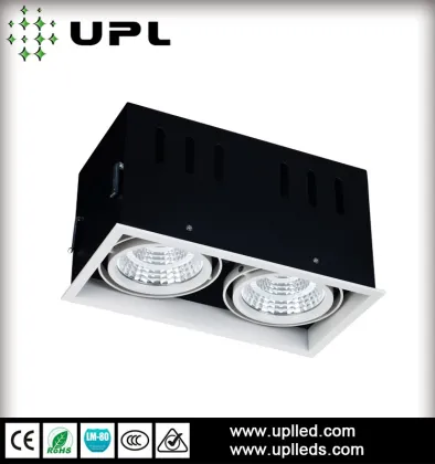 Double head downlight grille led downlight