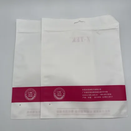 Custom Design Plastic laminated USB cable packaging bag for phone charger packaging