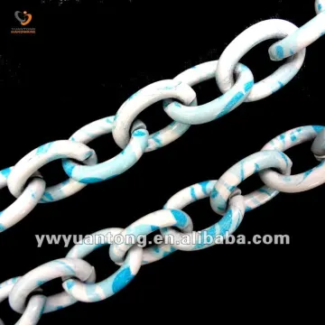 Best selling painted chain various colors aluminum curb chain