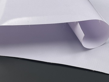 White 500D advertising laminated PVC tarpaulin