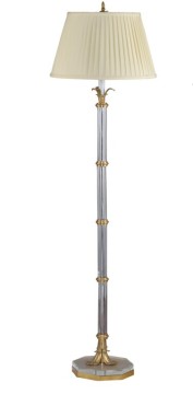 Crystal Is Combined with Copper Floor Lamp (Mgt9180-1)