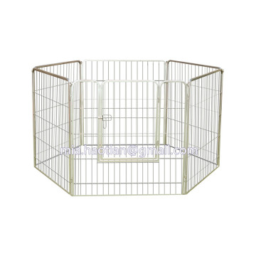 High quality metal pet pen 1m tall galvanized steel dog enclosure
