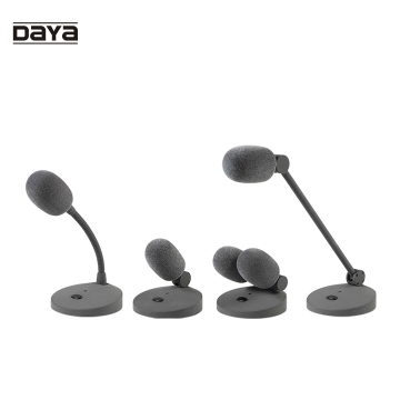 Microfono condensatore ad alta sensibilità KA -310 - microfono a collo di cero desktop con lampada