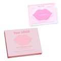 Lagerprodukt Rosa Transparent Collagen Moisturizer Exfoliating Booming Lip Skin Sleeping Lip Mask Patch