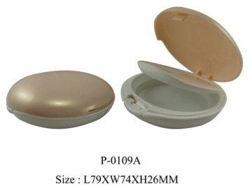 Round eyeshadow case