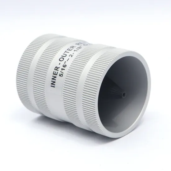 Deburring and Chamfering Tools for Aluminum, Stainless Steel, and Copper Pipes: Internal and External Reamers