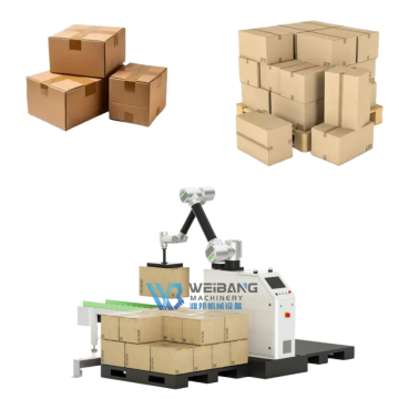 Custom Automatic Packaging and Palletizing Workstation