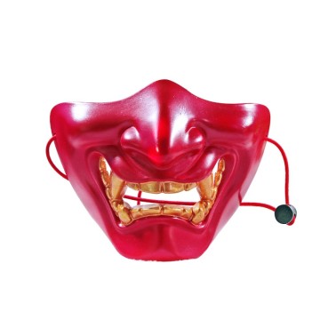 Máscara de Demônio Meia Face Hannya