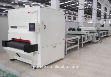 white decorative gypsum cornice production line with uv painting on roller coater machine