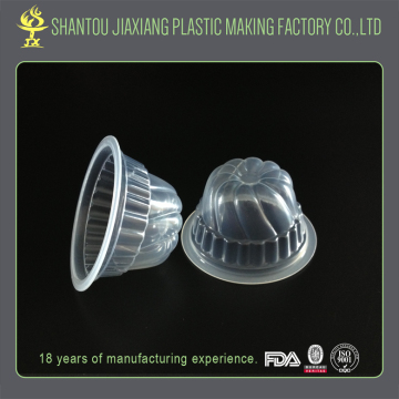 Hot selling pudding disposable plastic cups price