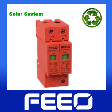 Solar System SPD Double Phase DC Surge Protector