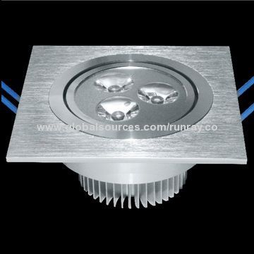 3W LED Cabinet Light with 85-265V AC Input Voltage, 3-year Warranty, Dimmable Optional