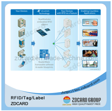 13.56MHz Mifare 4k RFID Inlay, RFID Tag and Label