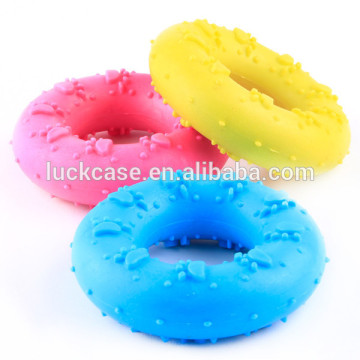 Nontoxic Tasteless Best Quality Top Grade Silicone Doughnut for Dog Pet Teethers