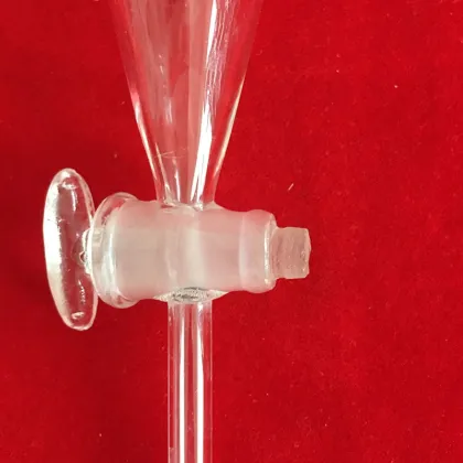 Chemistry Borosilicate Glass Stopper Separating Funnel