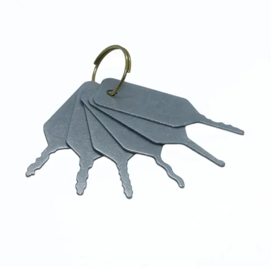 6pcs Mini Jigglers Locksmith Lock Picking Tools