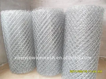 electro galvanized chain link fence wire mesh
